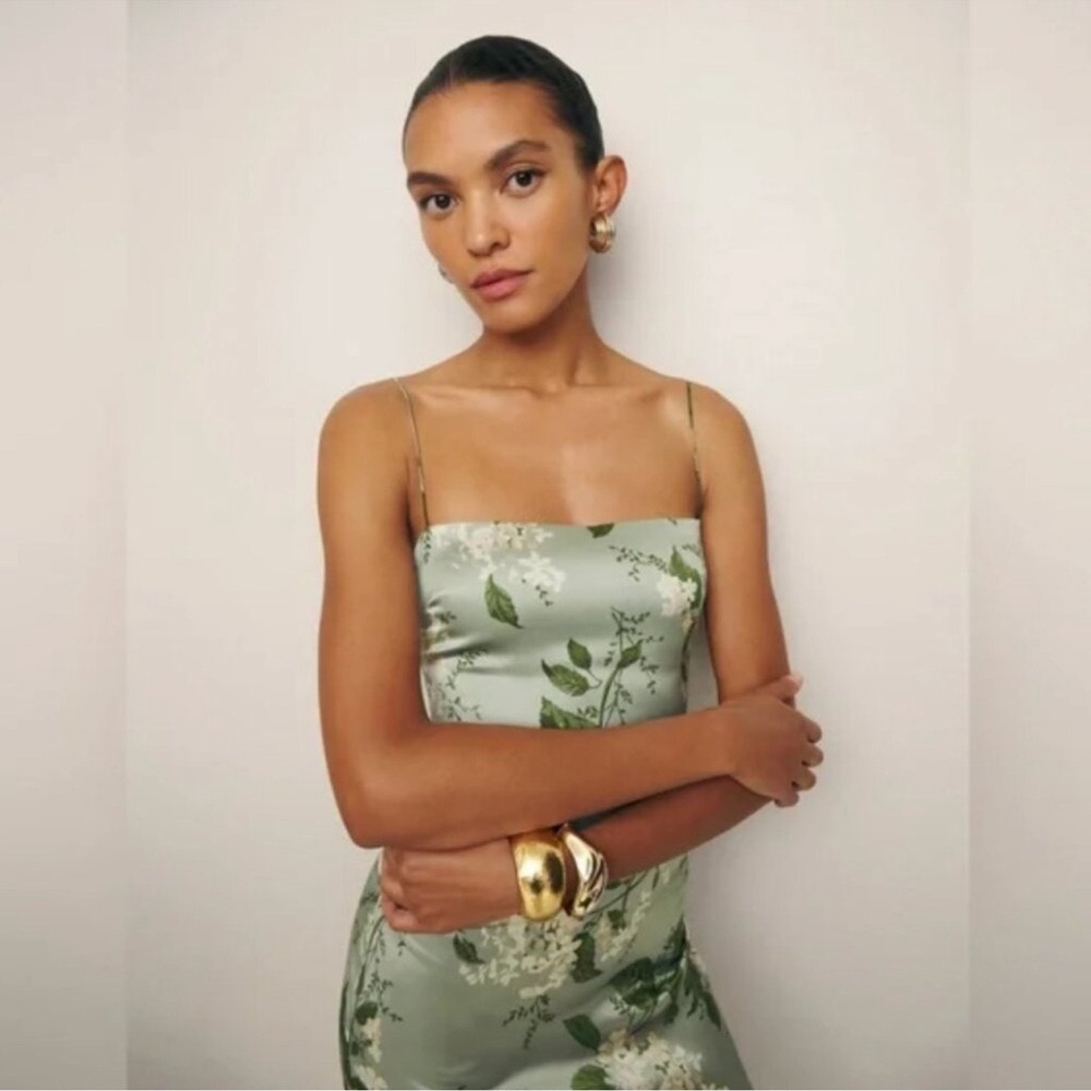 Reformation Silk Slip Dress Size 8